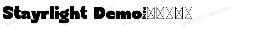 Stayrlight Demo字体转换